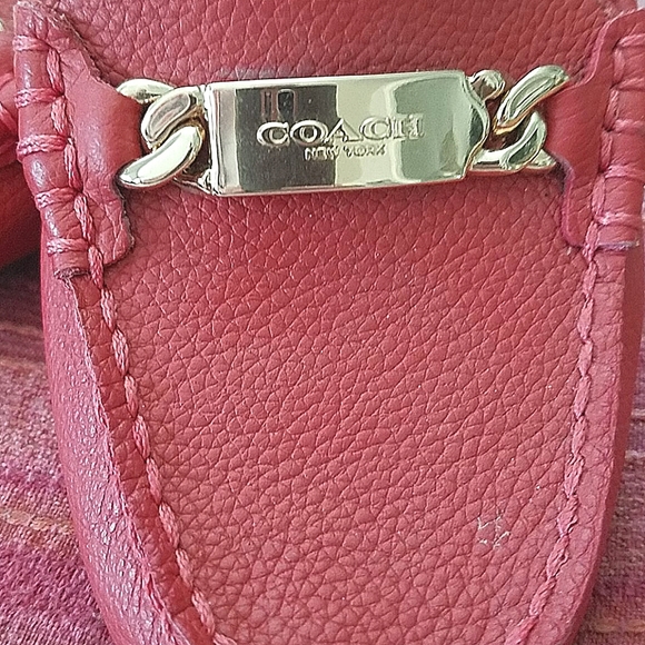 ❤🌹🍀😍 COACH LEATHER DRIVING MOCCASINS - Picture 4 of 5